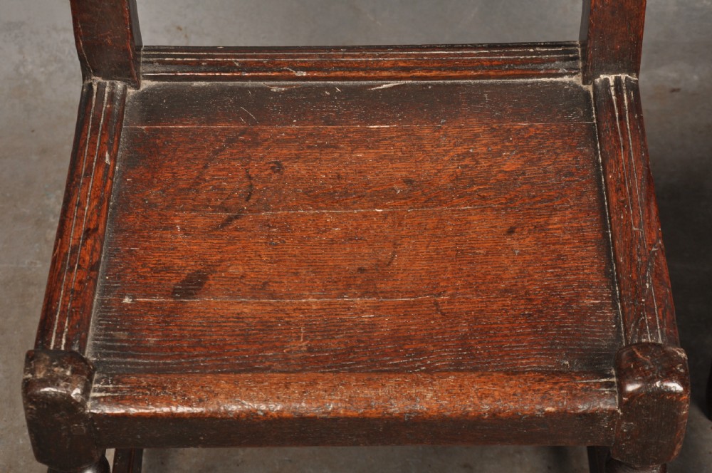 Near Pair Of 17th Century  Lancashire Chairs  View XII