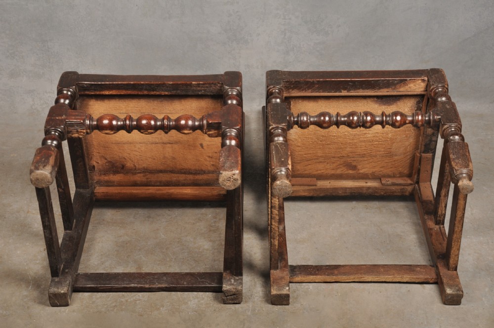 Near Pair Of 17th Century  Lancashire Chairs  View XV