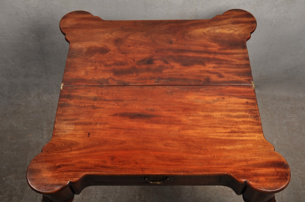 Fine 18th Century Irish Mahogany Tea Table View XII