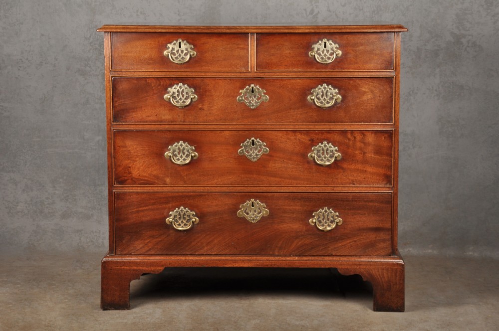 Small 18th Century Mahogany Chest Of Drawers