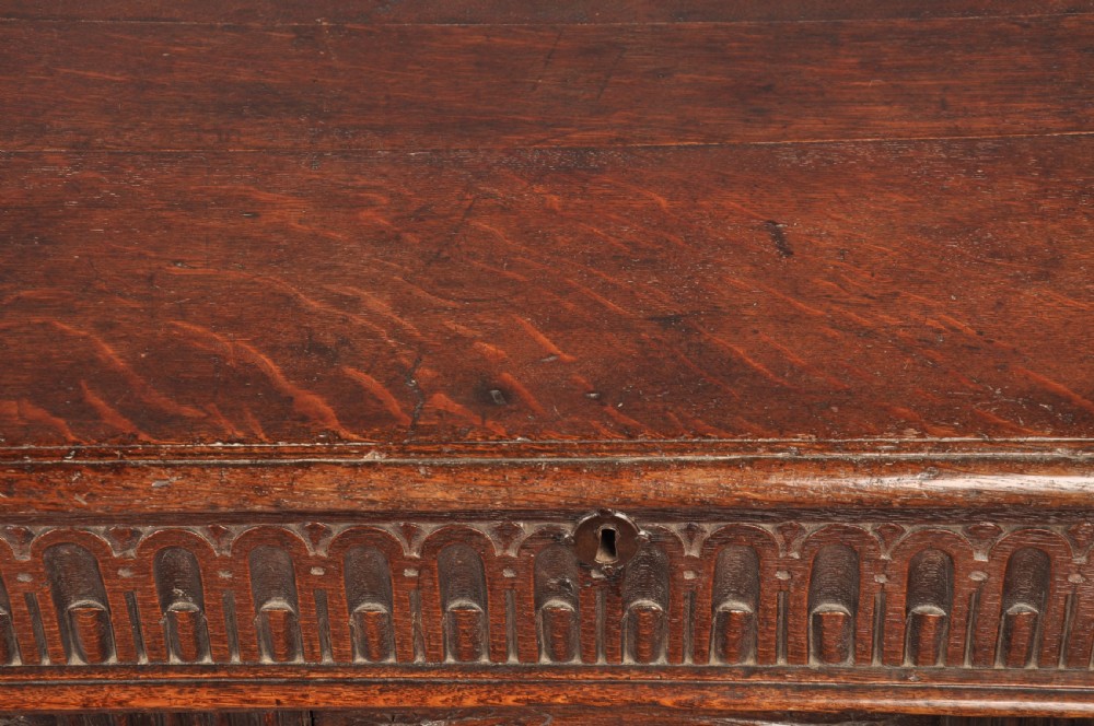 Elizabethan I Oak Coffer   View X