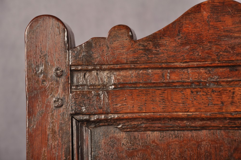 17th Century Oak Wainscot Chair  View V