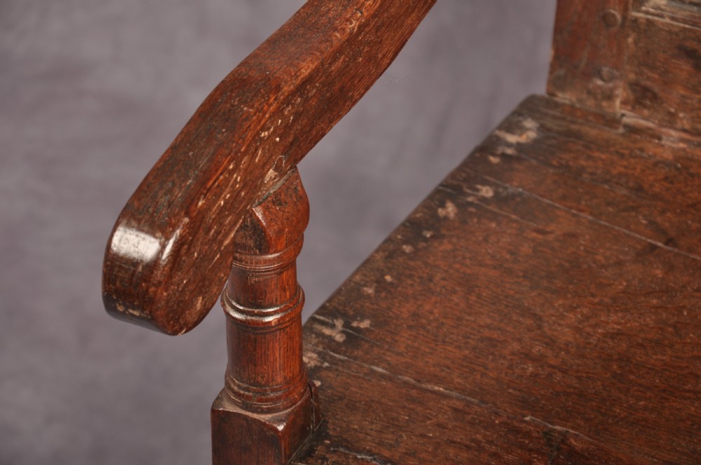 17th Century Oak Wainscot Chair  View VI