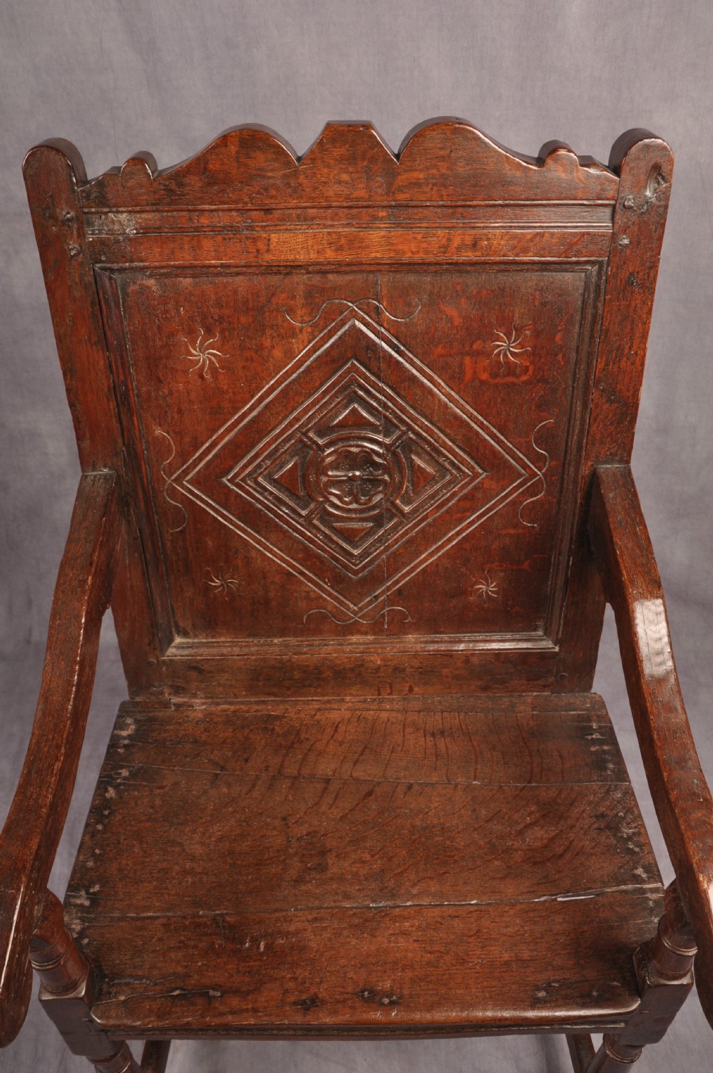 17th Century Oak Wainscot Chair  View XI