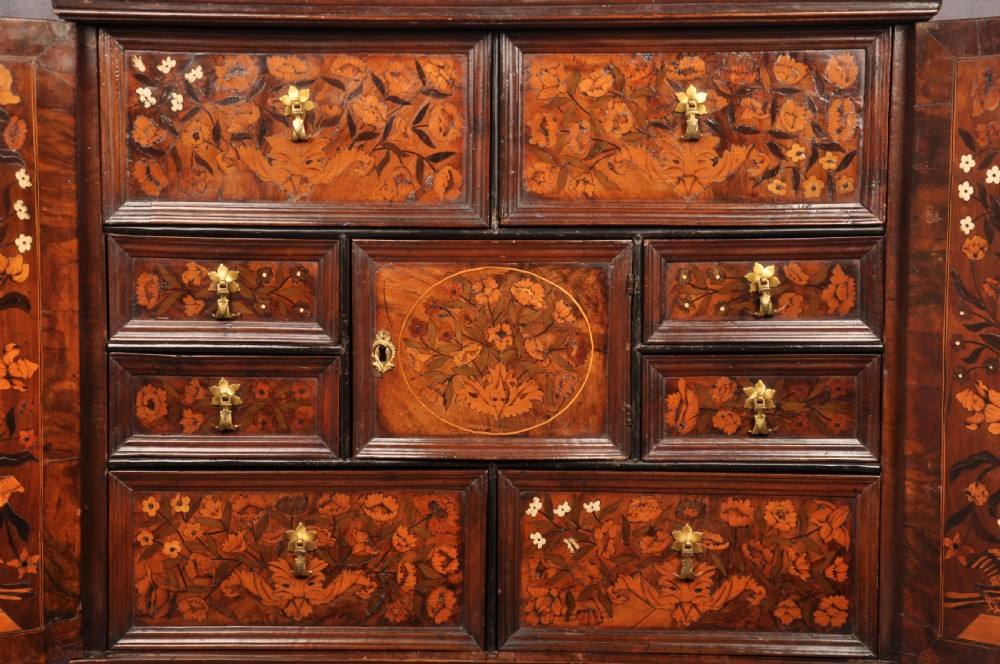 A Fine 17th Century Marquetry Cabinet  View XVI