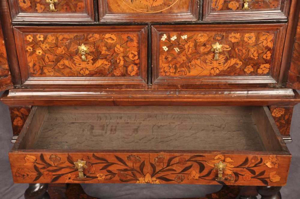 A Fine 17th Century Marquetry Cabinet  View XVIII