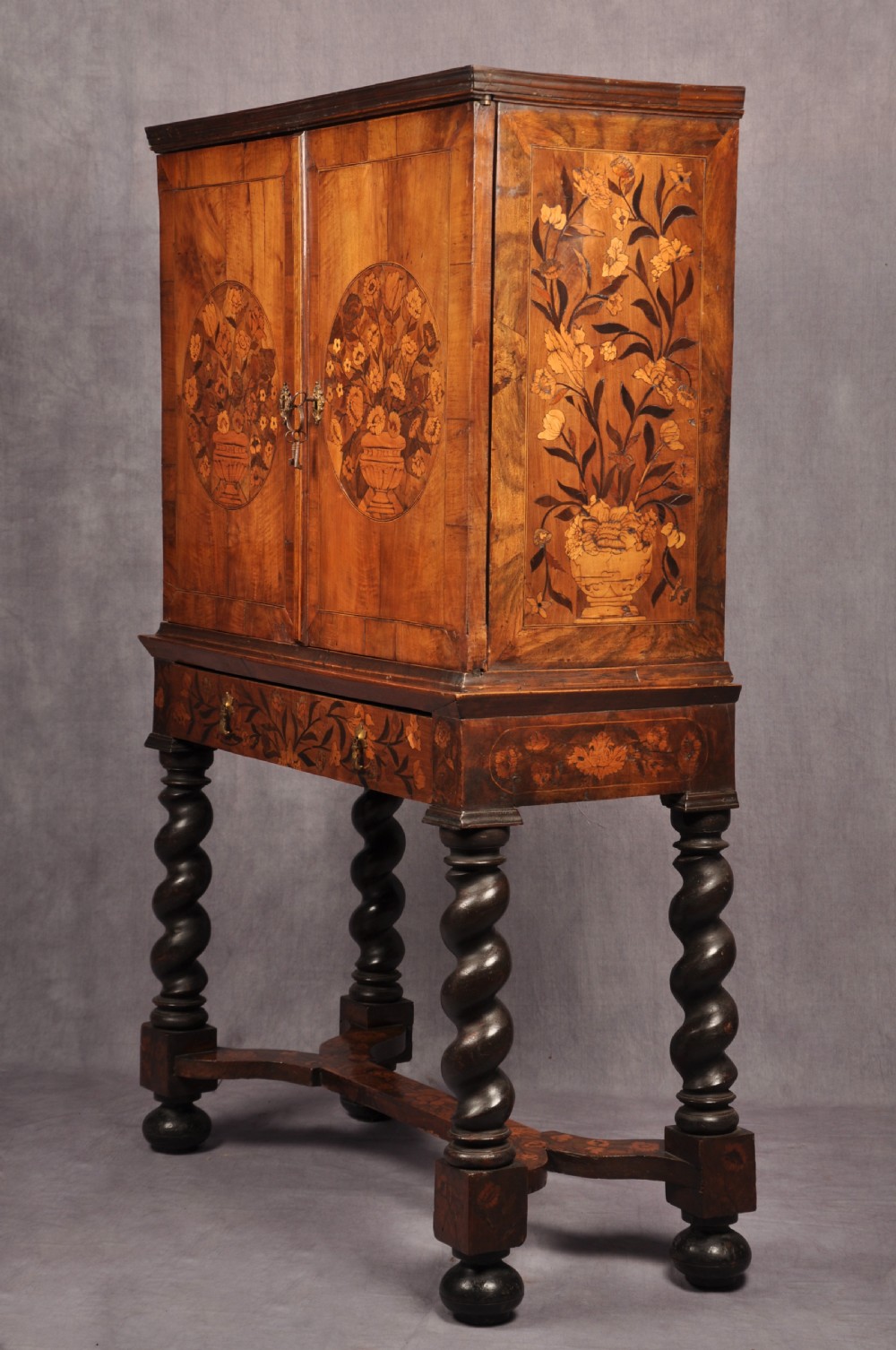 A Fine 17th Century Marquetry Cabinet  View XX
