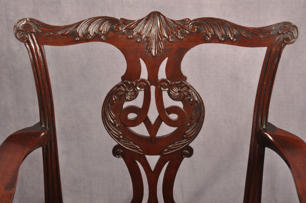 Fine Mid 18th Century Mahogany Armchair View III