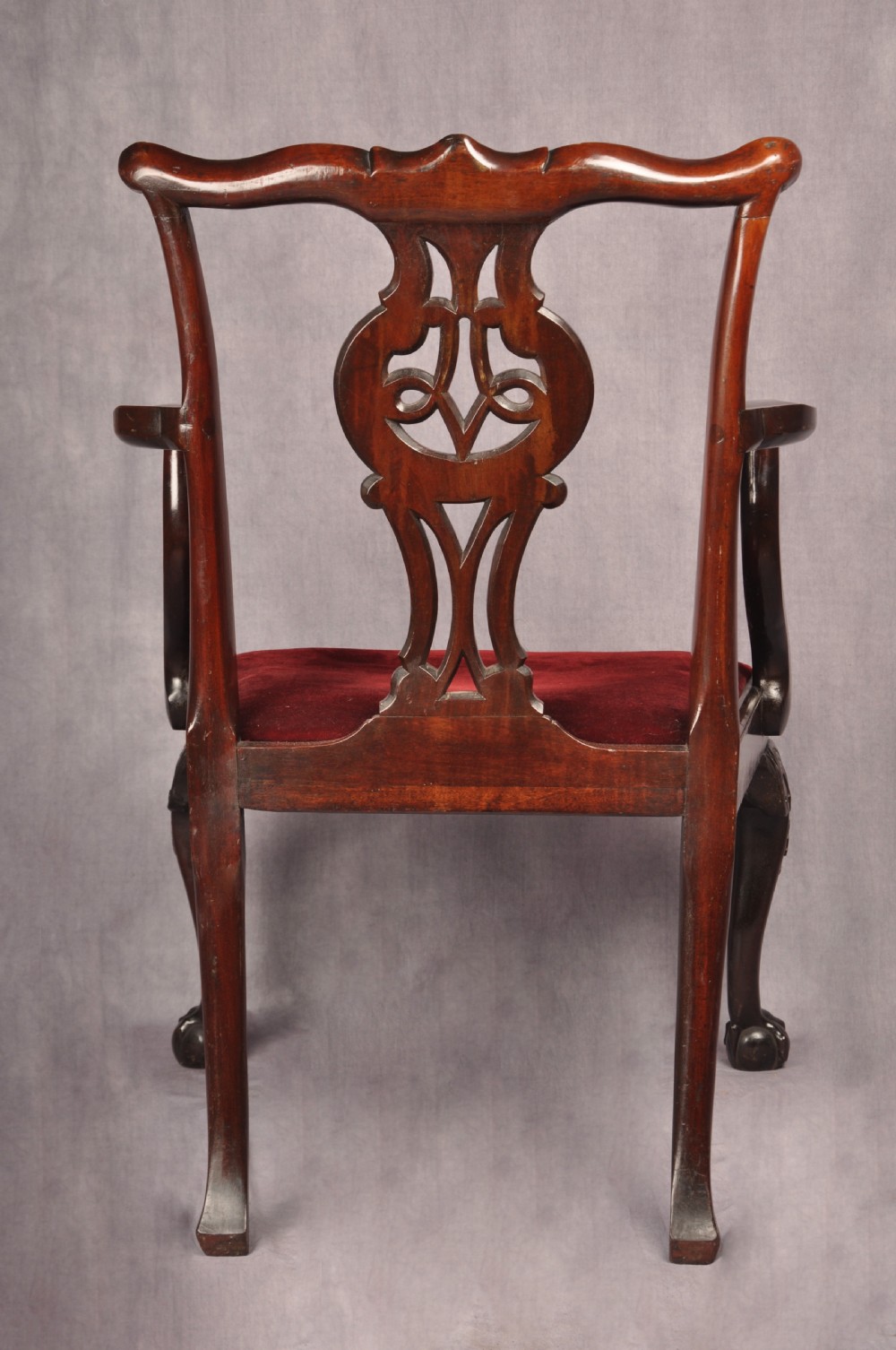 Fine Mid 18th Century Mahogany Armchair View XII