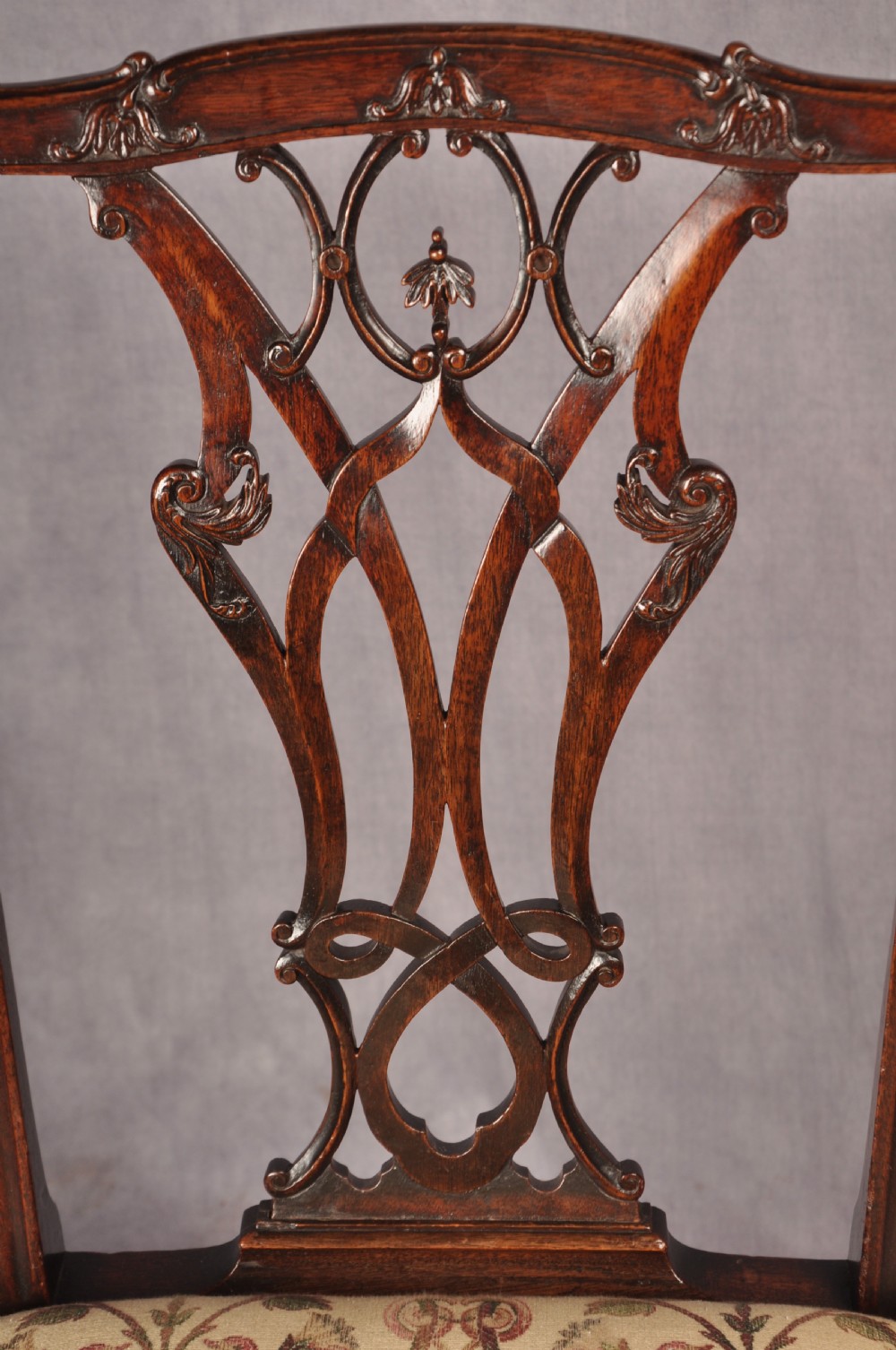 Fine Pair Of 18th Century Mahogany Chippendale Chairs View III