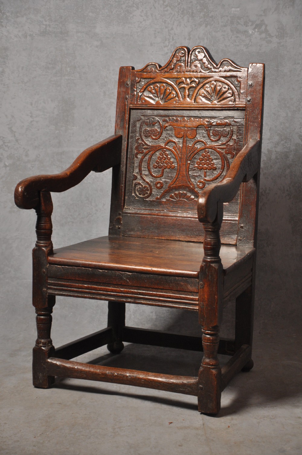 Oak wainscot chair View VI
