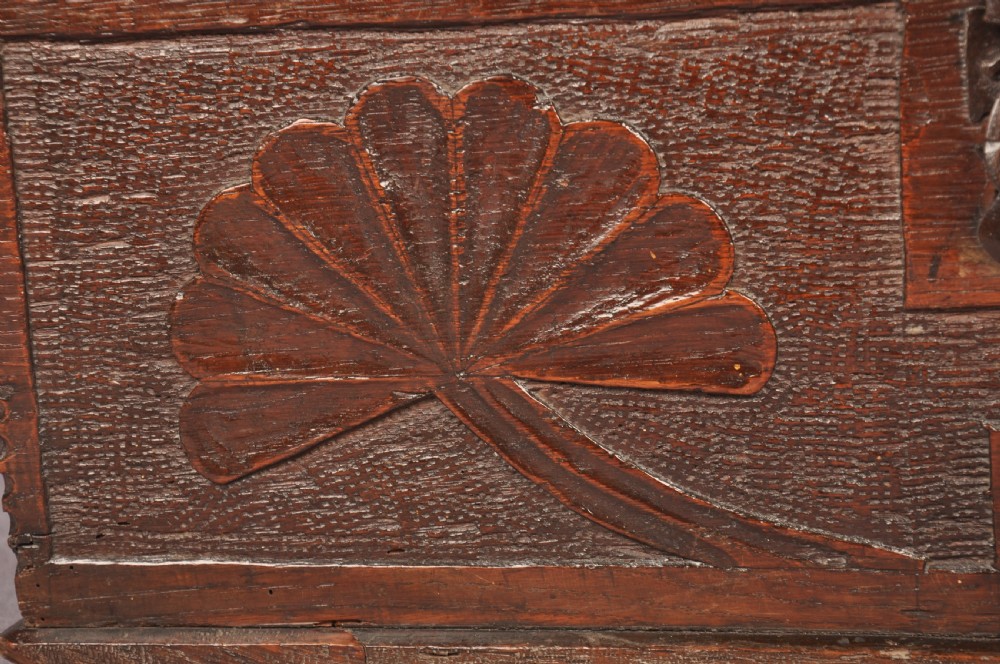 17th Century Oak Box View III