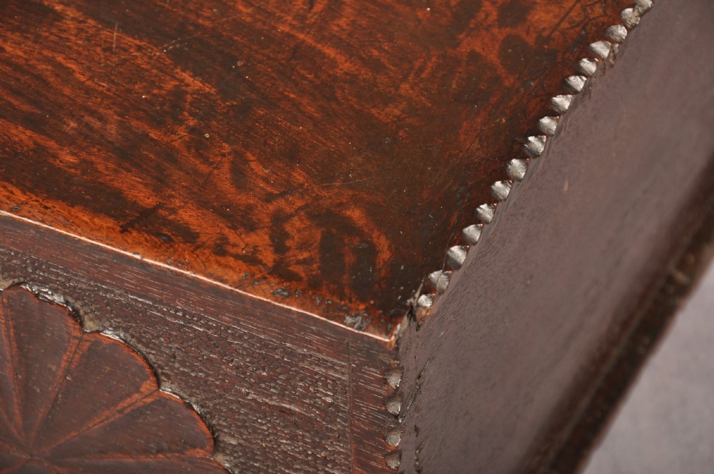 17th Century Oak Box View VII