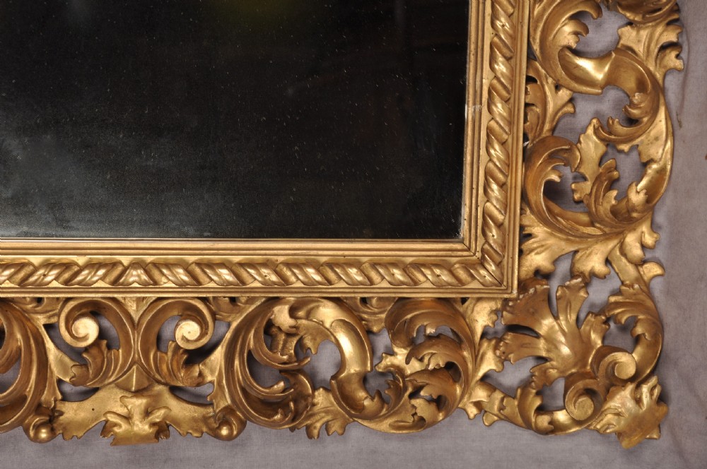 Fine 19th Century Florentine Gilt-wood Mirror  View III