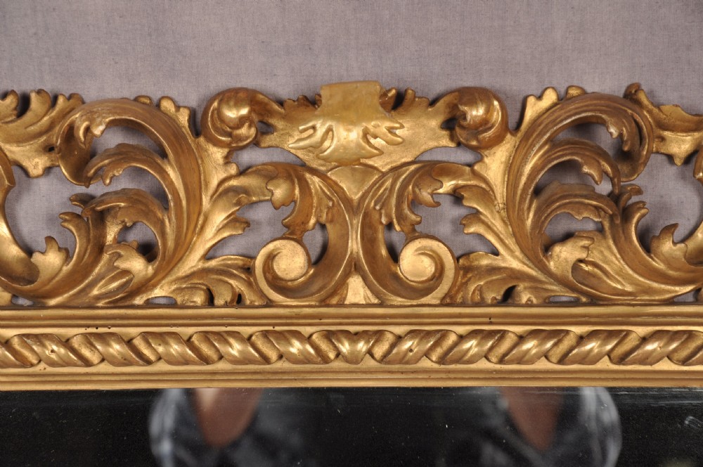 Fine 19th Century Florentine Gilt-wood Mirror  View V