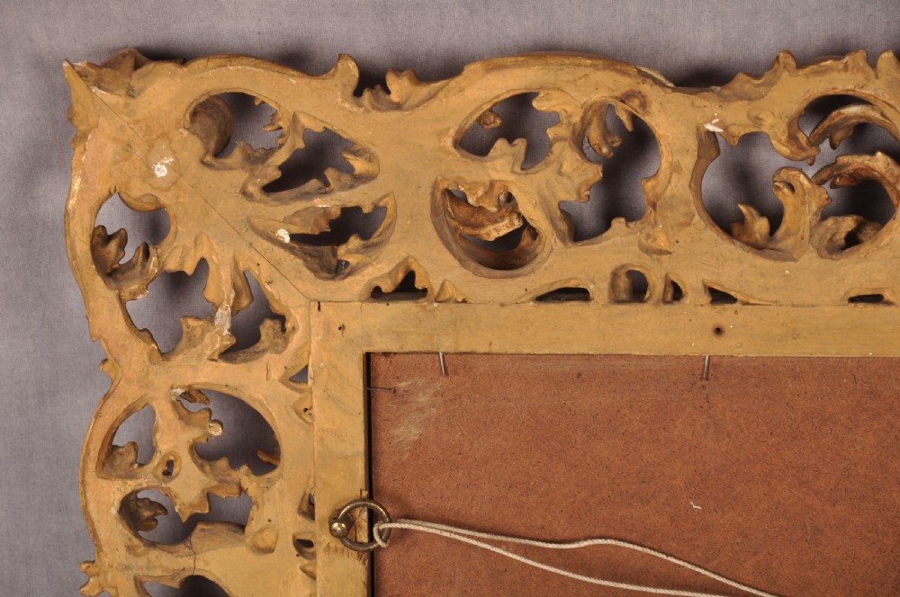 Fine 19th Century Florentine Gilt-wood Mirror  View X