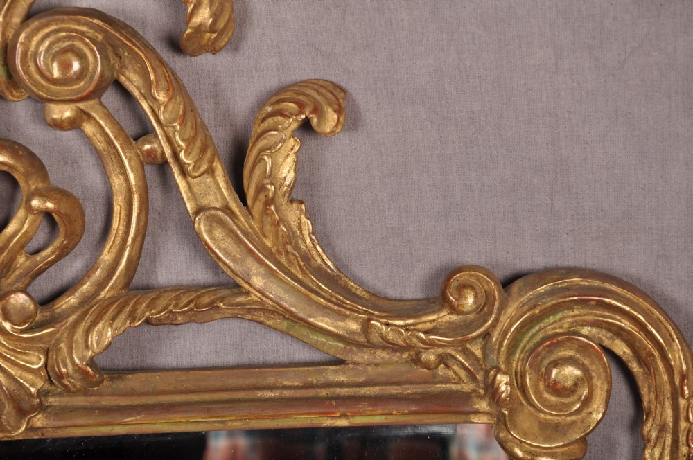 19th Century Gilt-wood Mirror   View II