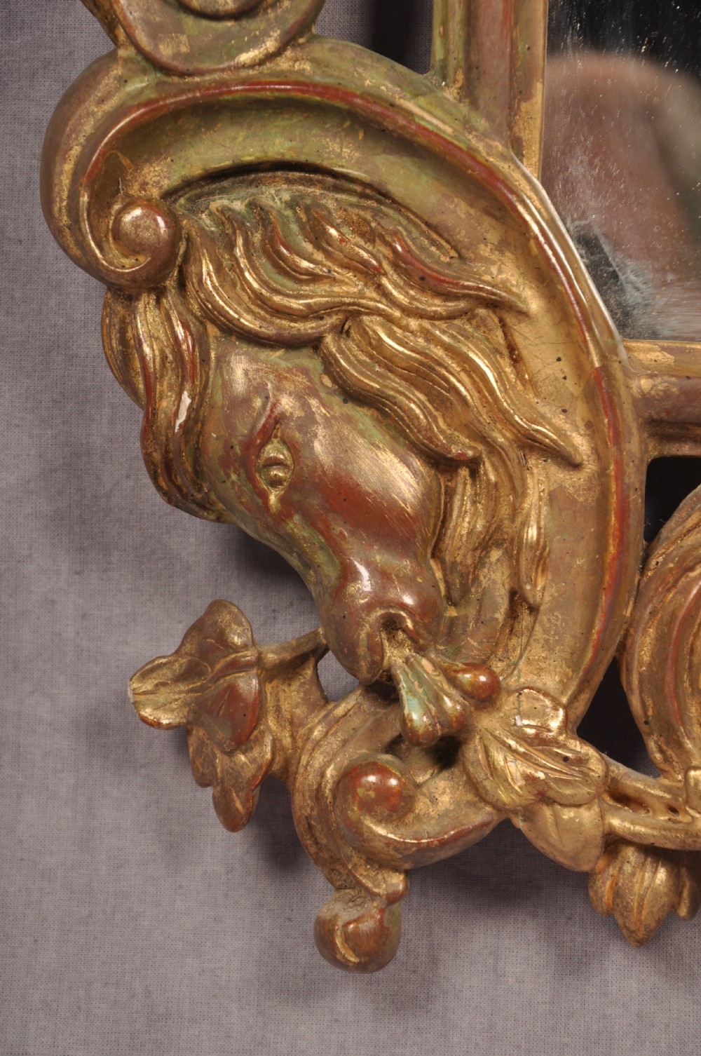 19th Century Gilt-wood Mirror   View V