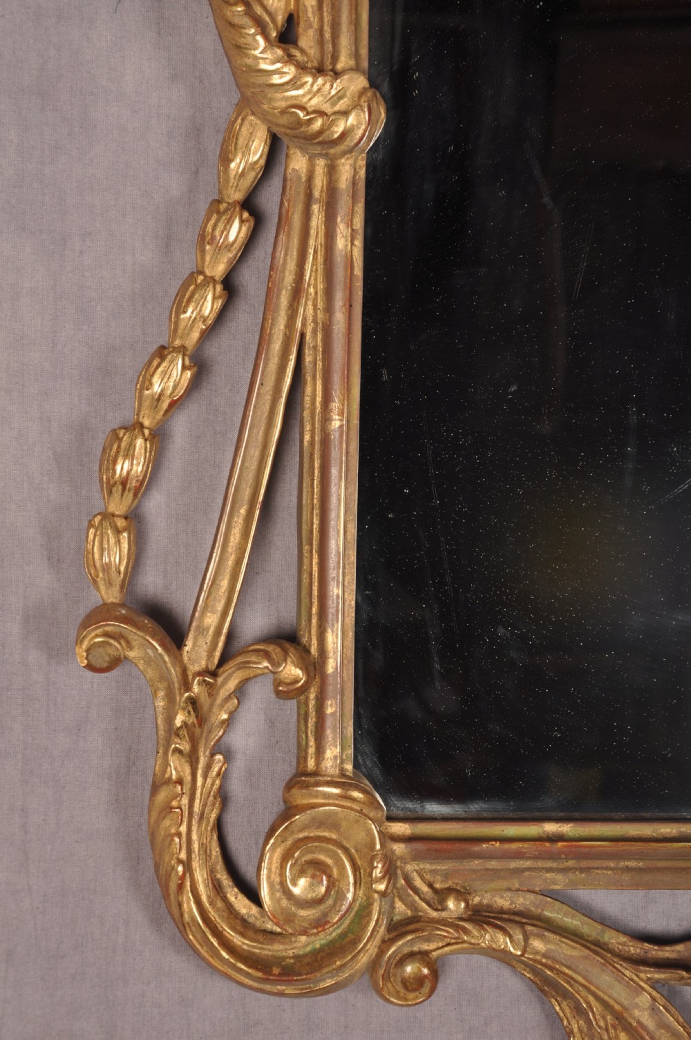 19th Century Gilt-wood Mirror   View VI