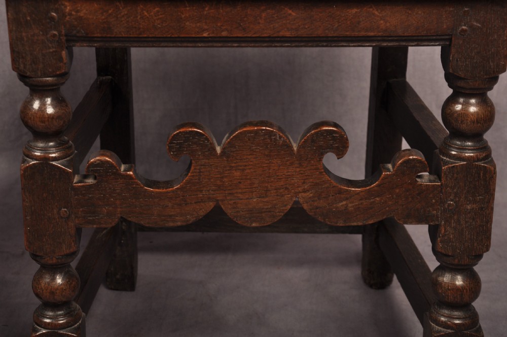 Set Of Four 17th Century Oak Chairs View IV