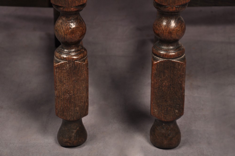 Set Of Four 17th Century Oak Chairs View V