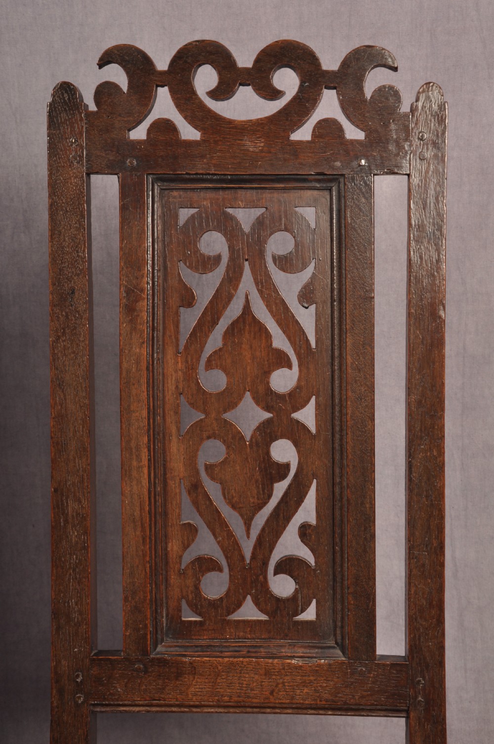 Set Of Four 17th Century Oak Chairs View VI