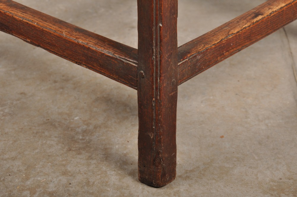 Rare 18th Century Circular Oak Table View IV