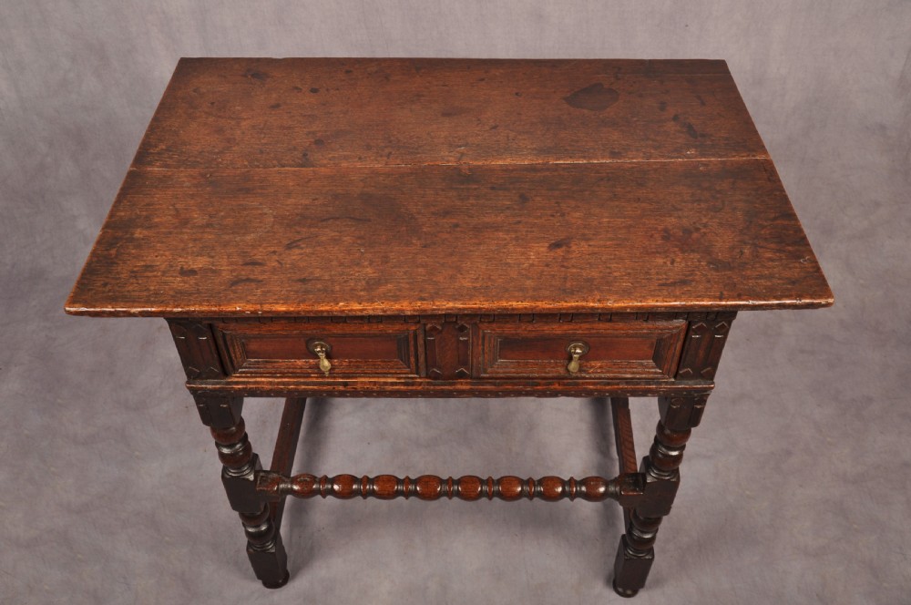 17th Century Oak Side Table View II