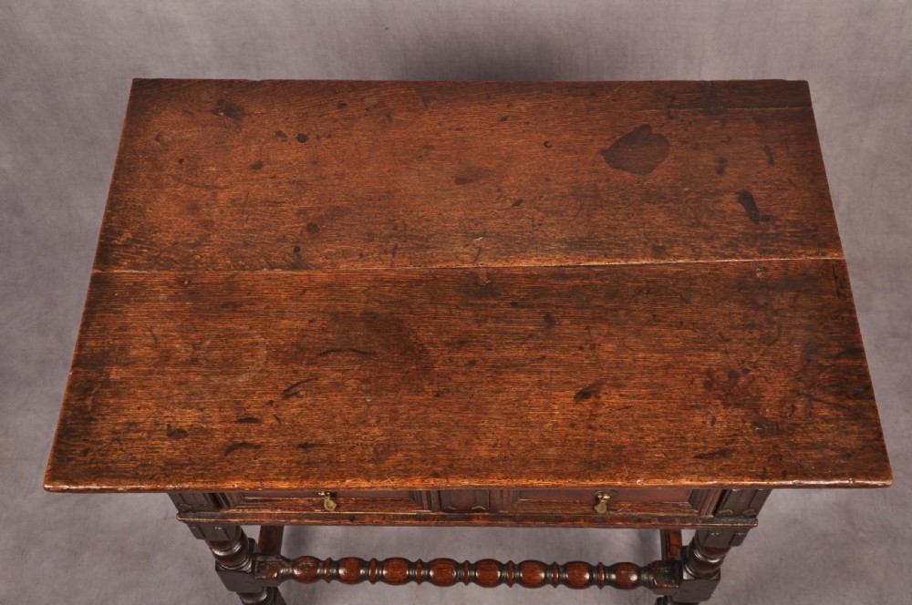 17th Century Oak Side Table View III
