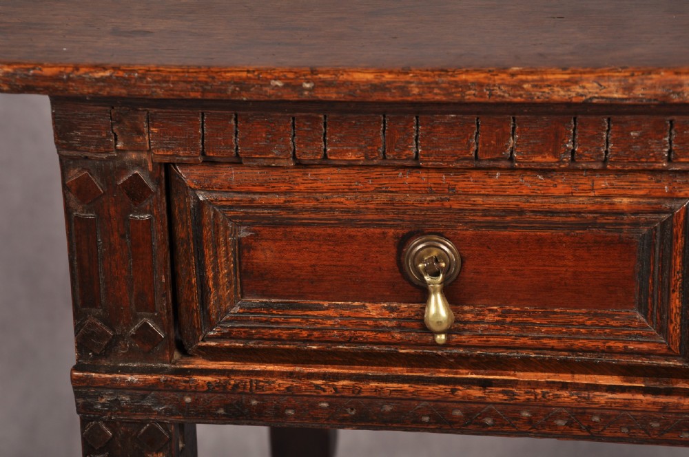 17th Century Oak Side Table View VII