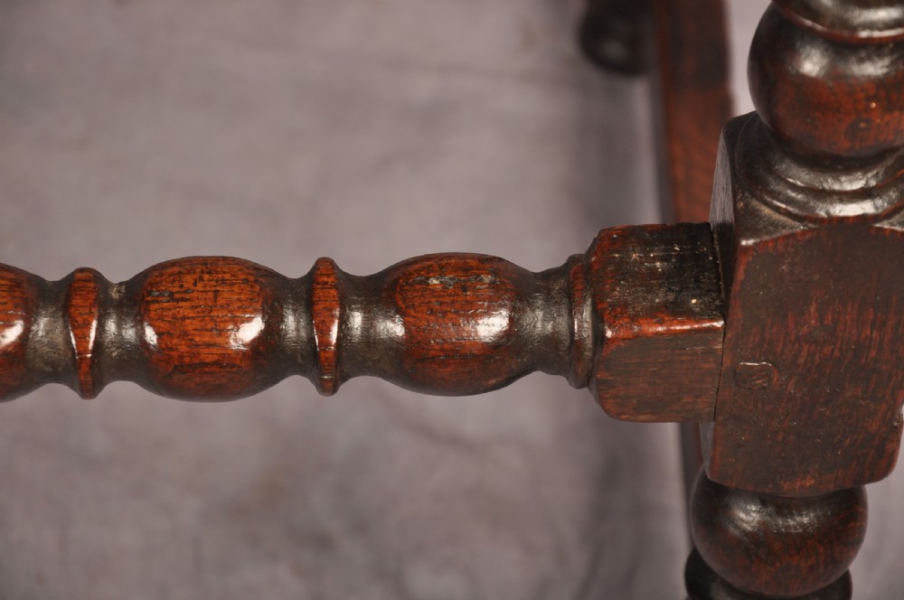 17th Century Oak Side Table View IX