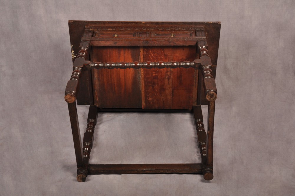 17th Century Oak Side Table View XII