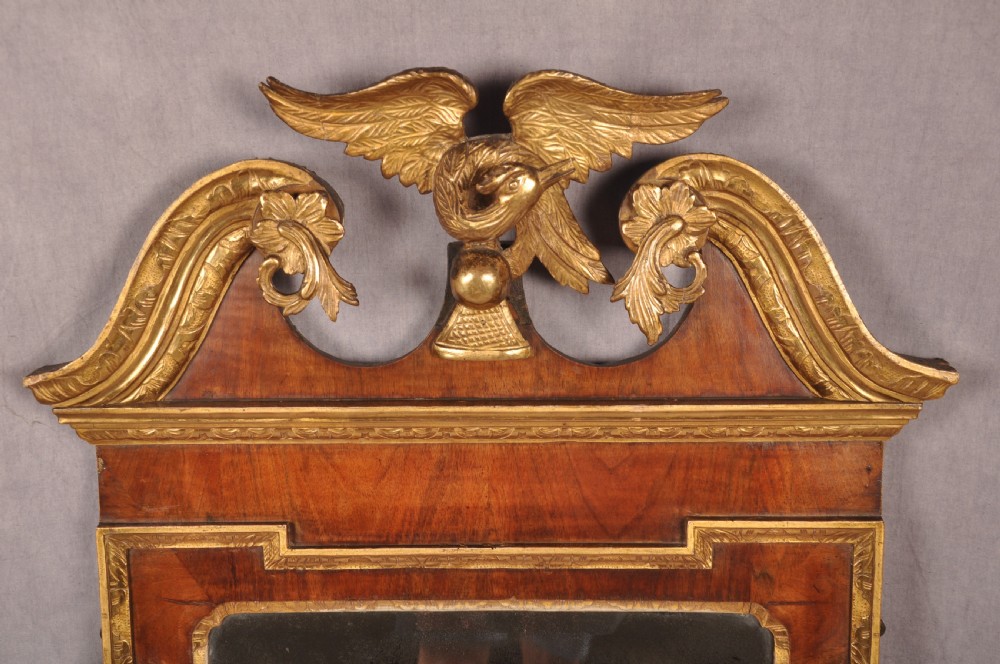 18th Century Walnut & Parcel Gilt Mirror View III