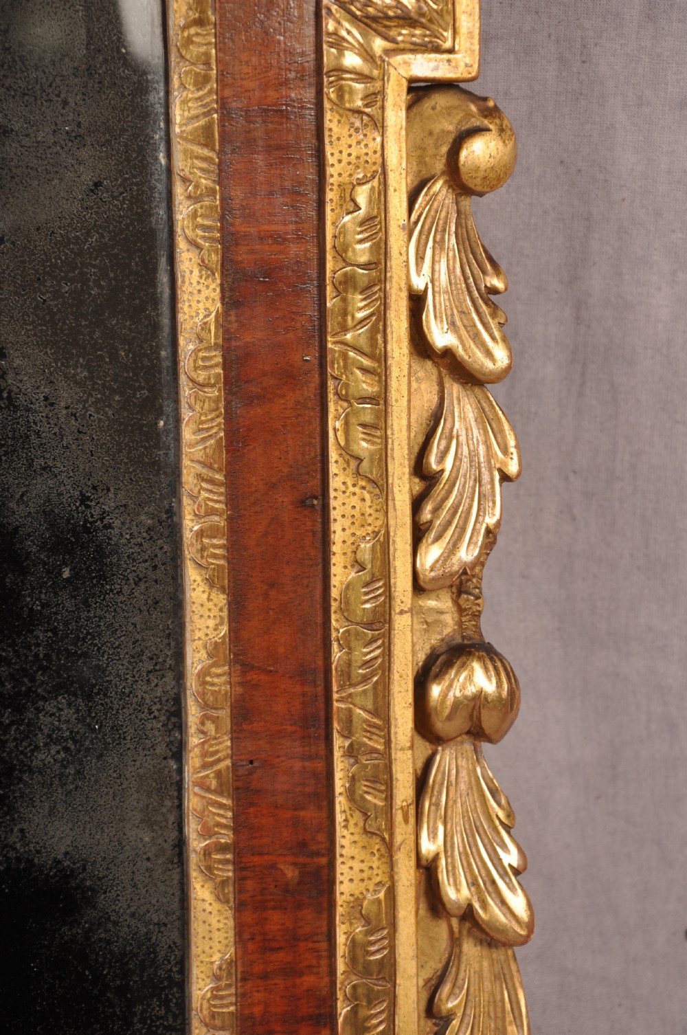 18th Century Walnut & Parcel Gilt Mirror View V