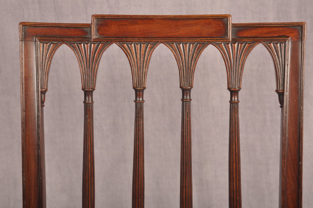 Fine Pair Of Sheraton Chairs View VI