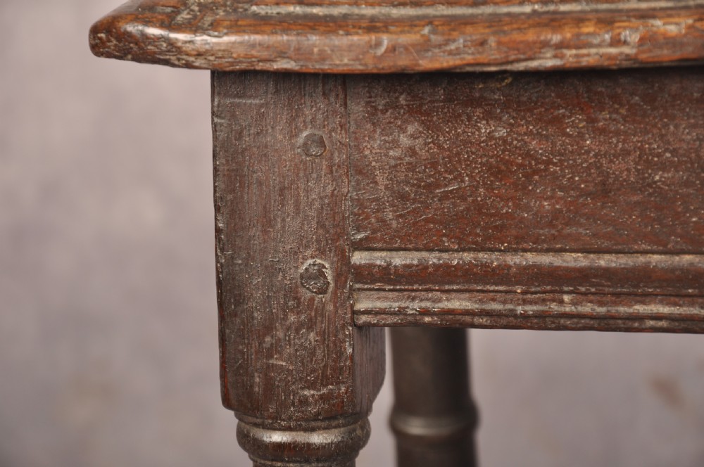 17th Century Oak Joint Stool  View VI