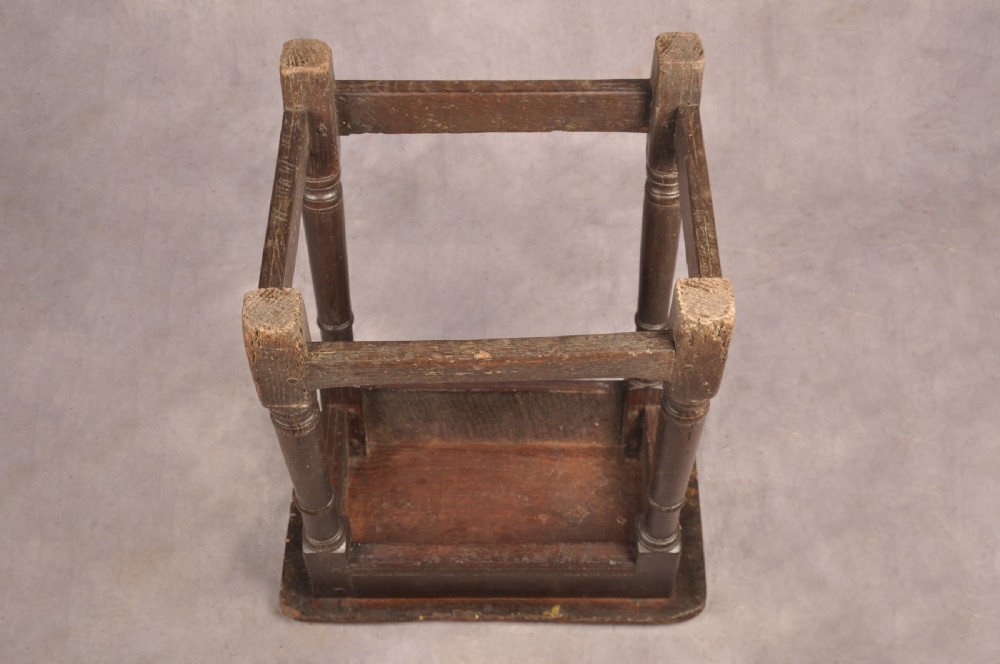 17th Century Oak Joint Stool  View VIII