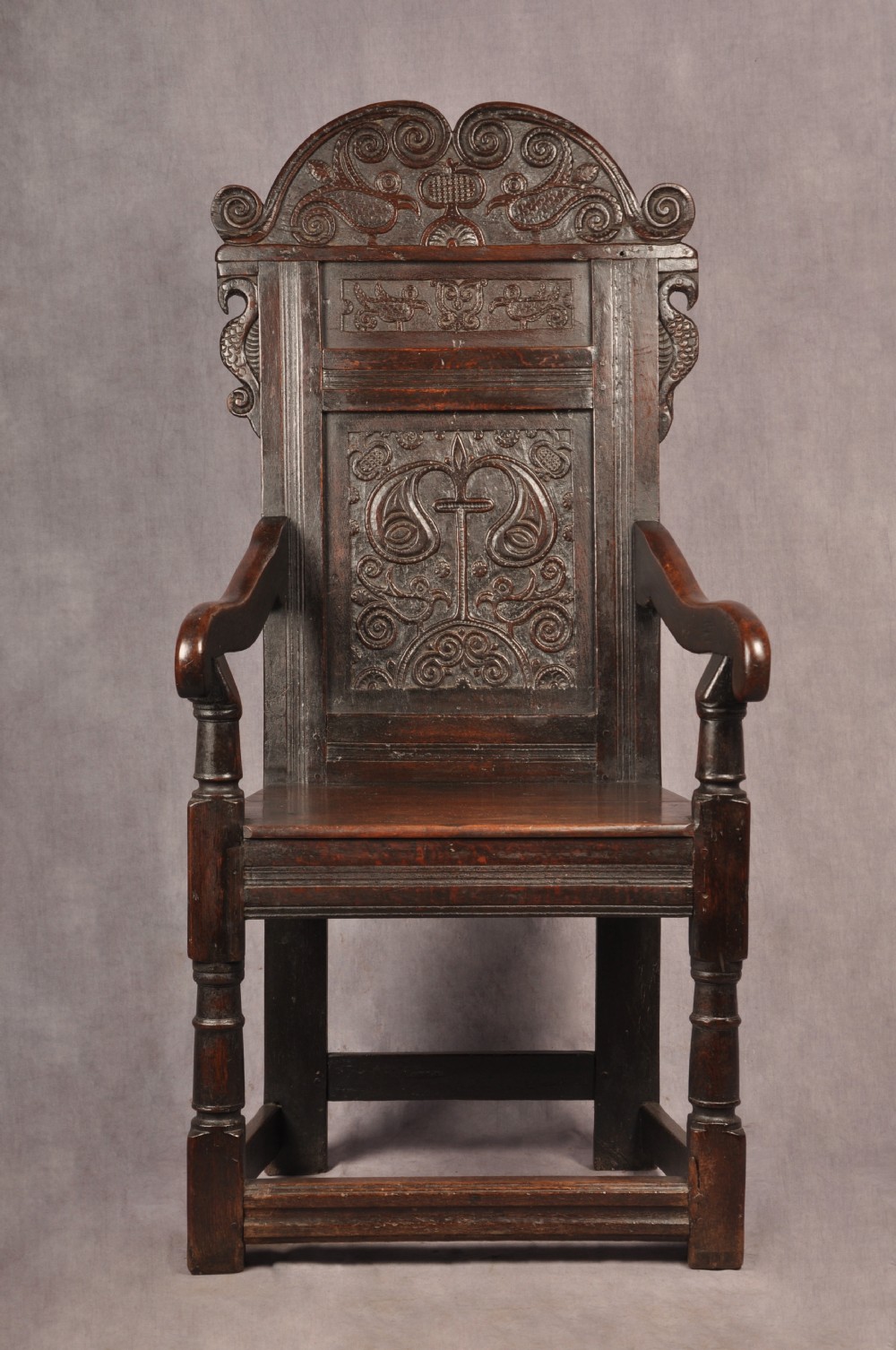 17th Century Yorkshire Oak Wainscot Chair 
