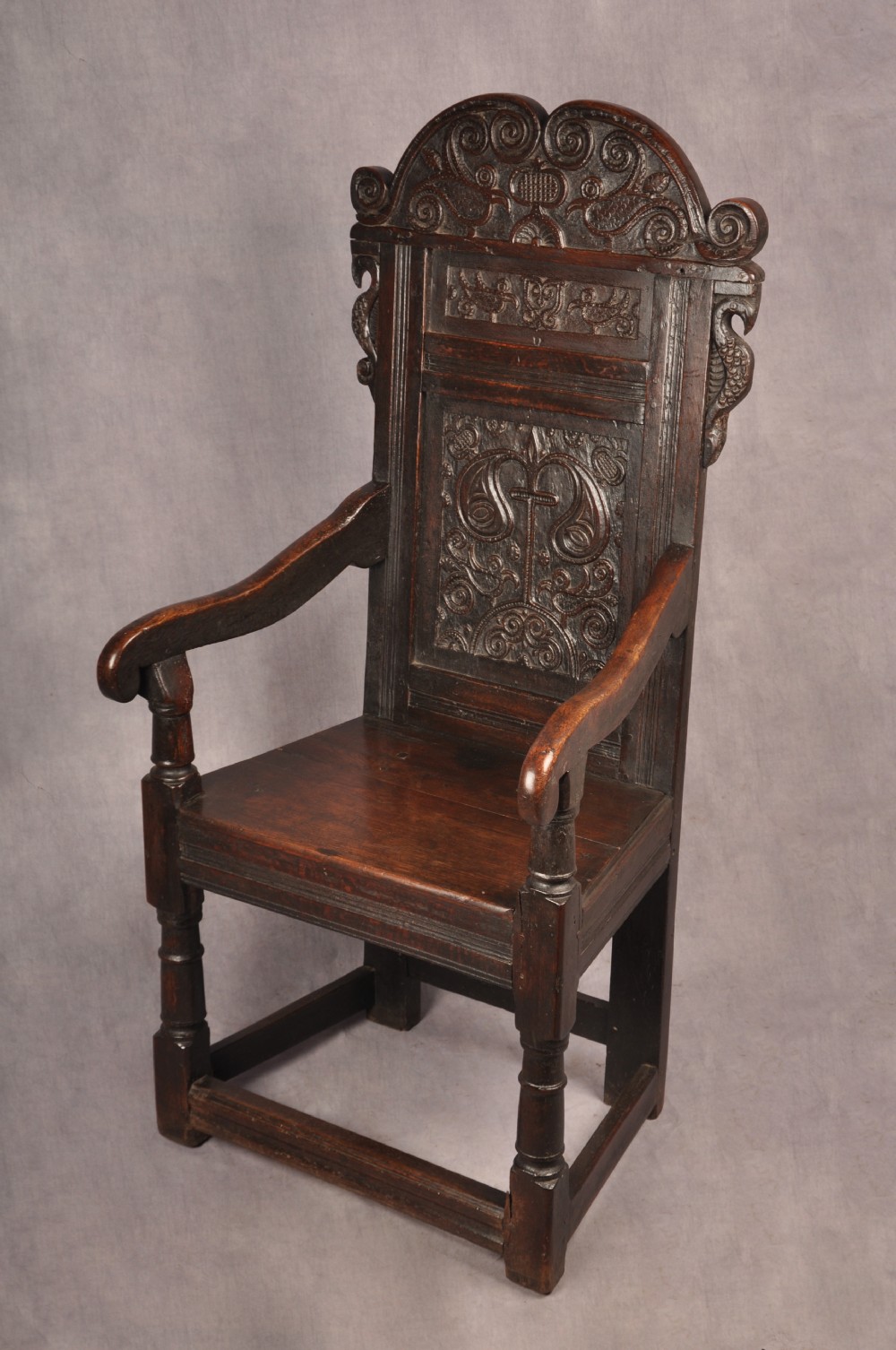 17th Century Yorkshire Oak Wainscot Chair  View III