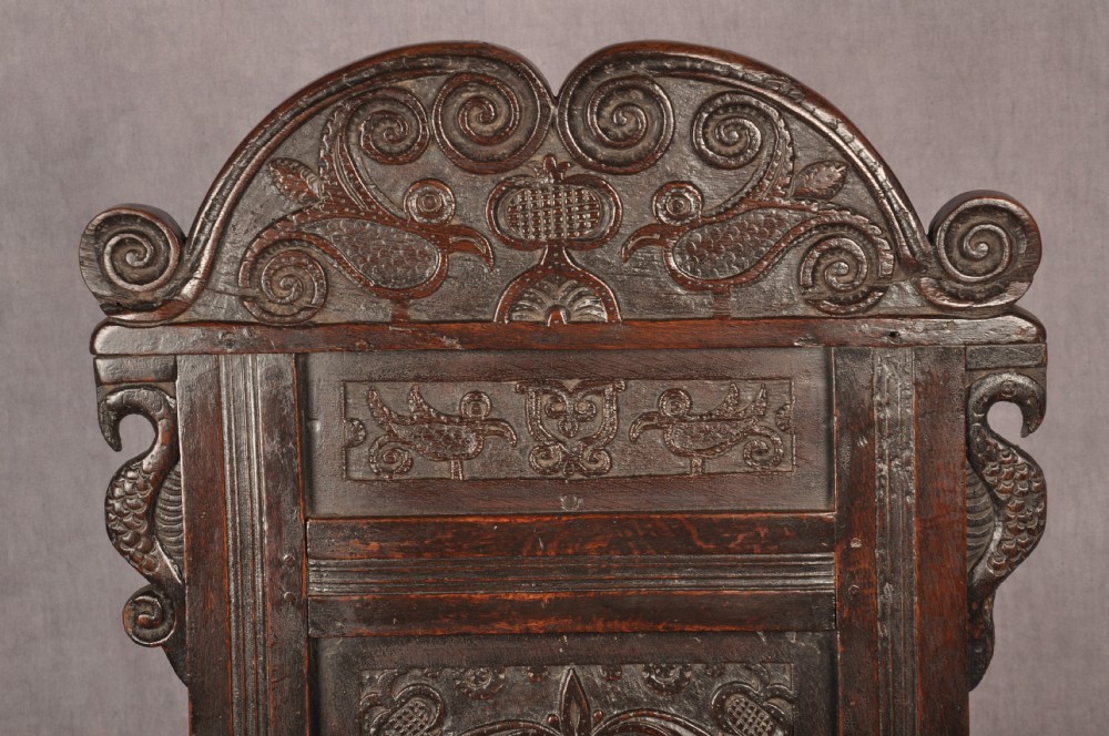 17th Century Yorkshire Oak Wainscot Chair  View VI