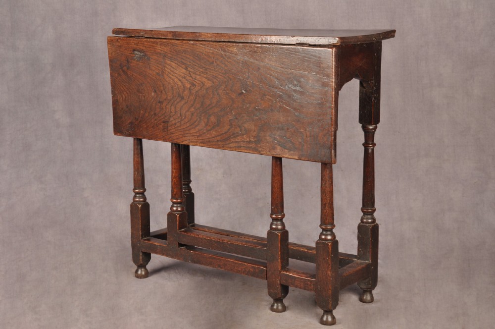 Rare 17th Century Gateleg Side Table View III
