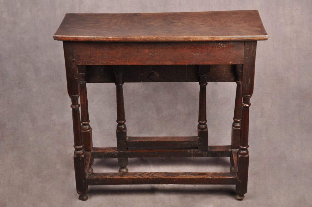 Rare 17th Century Gateleg Side Table View XII