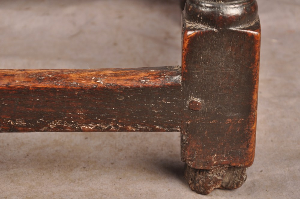 17th Century Oak & Elm Joint Stool View VI