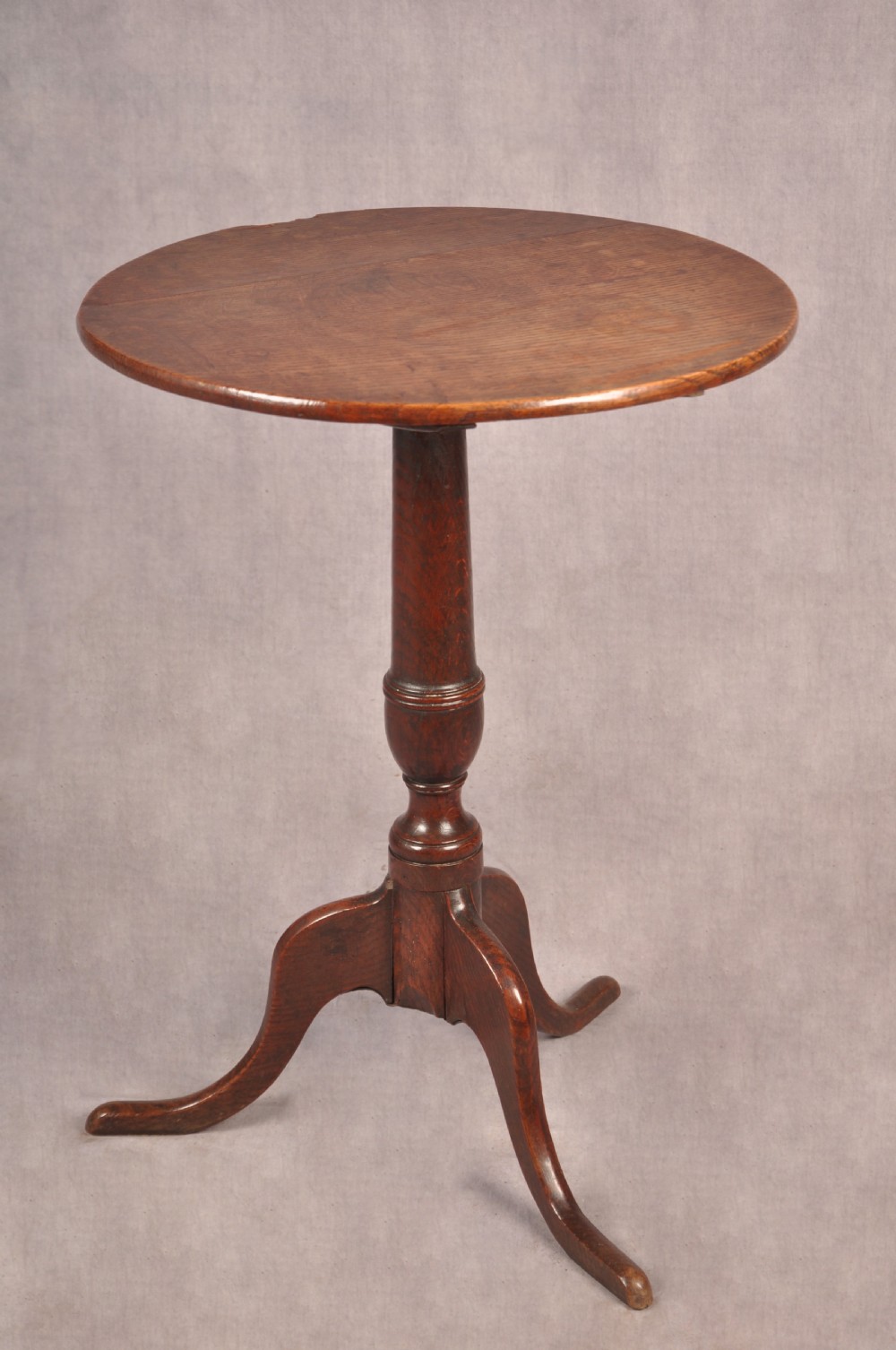Small 18th Century Oak Tripod Table