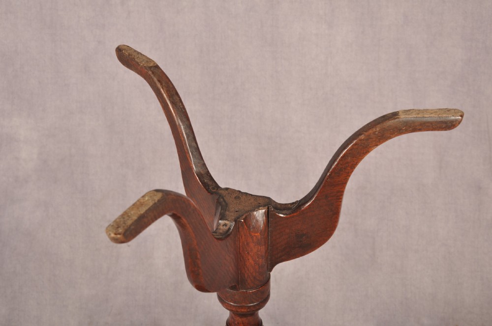 Small 18th Century Oak Tripod Table View VI