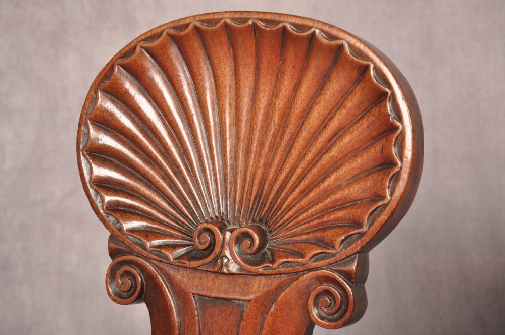 Fine Pair Of Regency Hall Chairs View III