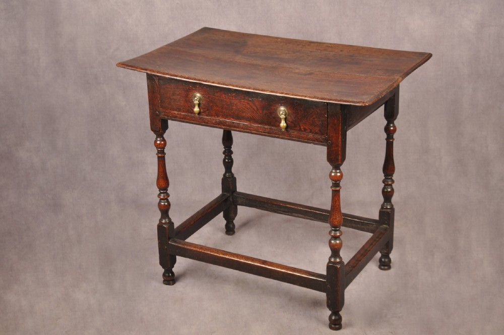 17th Century Oak Side Table