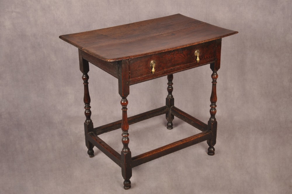 17th Century Oak Side Table View XIII