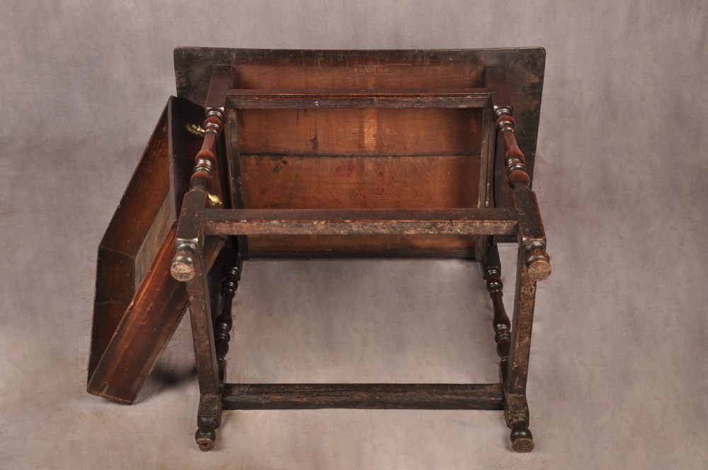 17th Century Oak Side Table View XIV