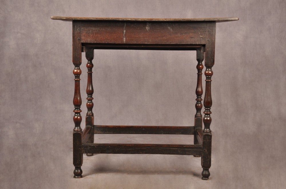 17th Century Oak Side Table View XV